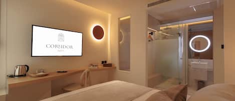 Premium Room with Bath or Soaking Tub | In-room safe, desk, soundproofing, free WiFi