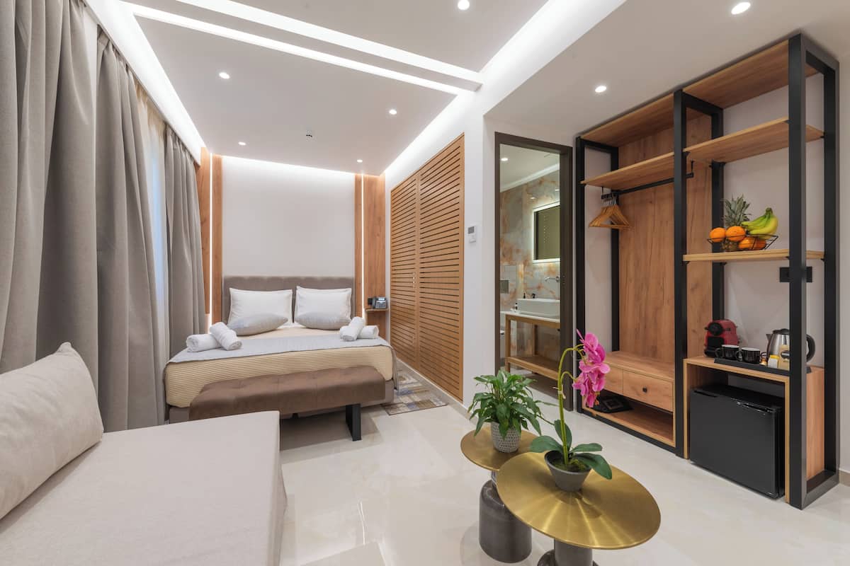 Superior Suite | 1 bilik tidur, cadar kapas Mesir, peralatan tempat tidur premium