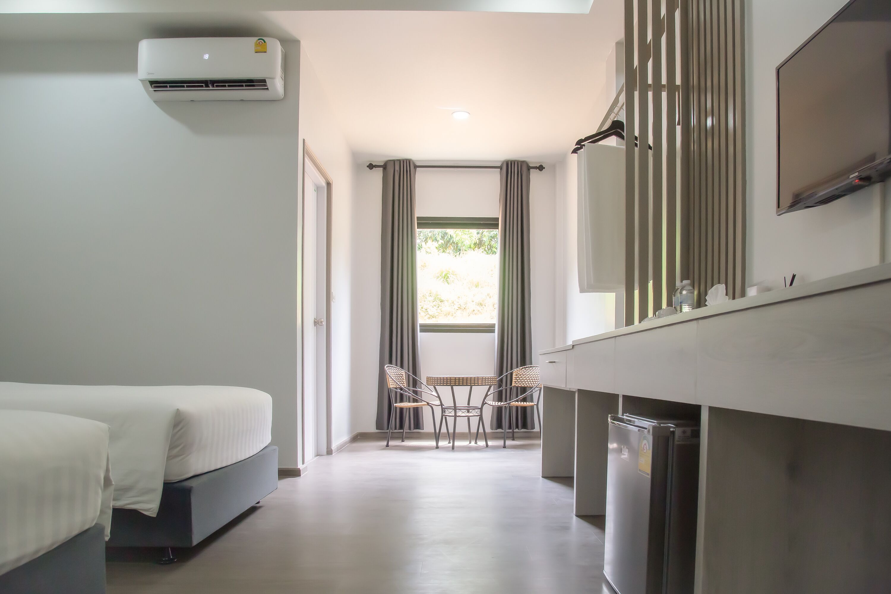 ห้องดีลักซ์ทวิน | Wi-Fi ฟรี, ผ้าปูที่นอน