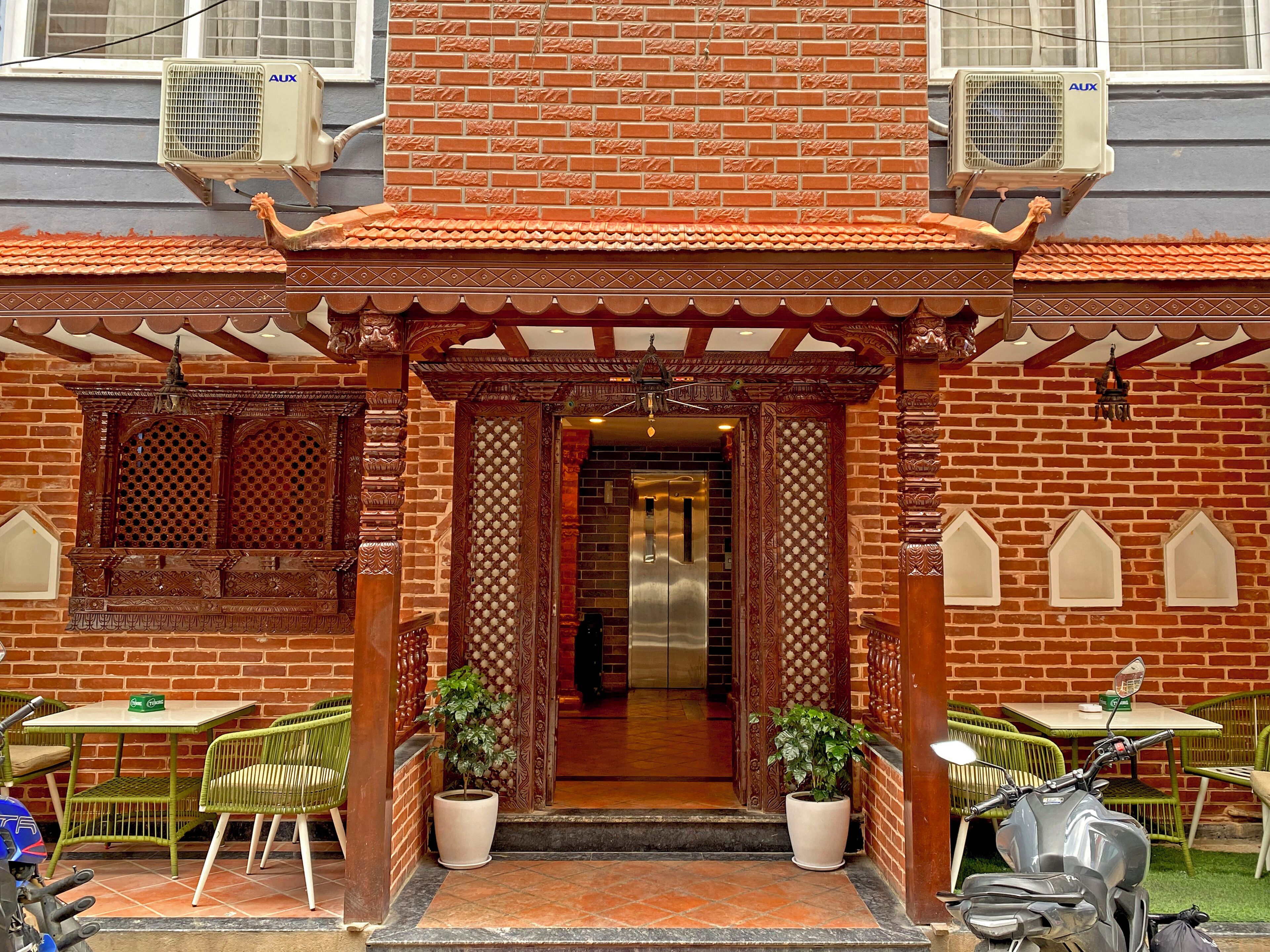 Interior entrance
