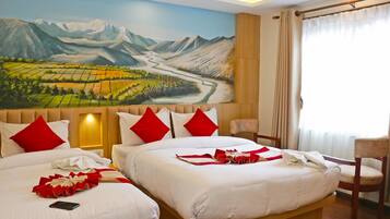 1 habitación y ropa de cama hipoalergénica