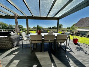 Outdoor dining - Maison Proche Etretat (Le Tilleul)