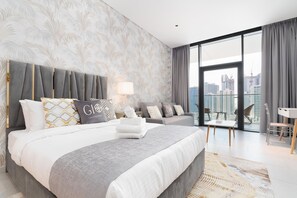 1 soverom, strykejern/-brett, wi-fi og sengetøy