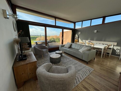 Marina VILLA near the water with private sauna.