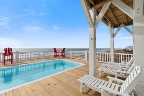 Una piscina riscaldata