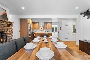 Dining - Kings Beach Home: 5BR, Fireplace + EV (Kings Beach)
