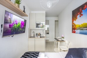 1 Schlafzimmer, Bügeleisen/Bügelbrett, kostenloses WLAN, Bettwäsche