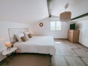 4 bedrooms, bed sheets - Villa Viñas Piscine Clim Plancha (Saint-Germain-de-la-Rivière)