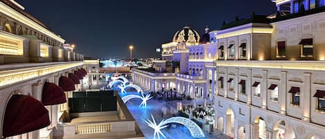 Vue depuis lâhĂ©bergement