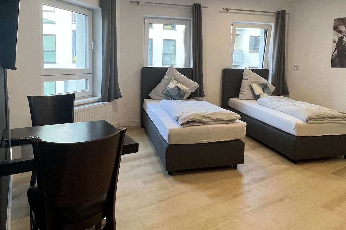 City tweepersoonskamer | 1 slaapkamer, individueel gedecoreerd, individueel gemeubileerd