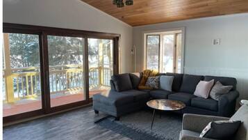 TV connectée, cheminée