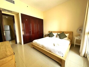 Apartment (1 Bedroom) | 1 bedroom, iron/ironing board, bed sheets - Luxury 1B With Balcony at Ras Al Khaimah (Ras Al Khaimah)