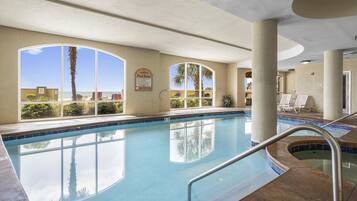 Indoor pool, outdoor pool
