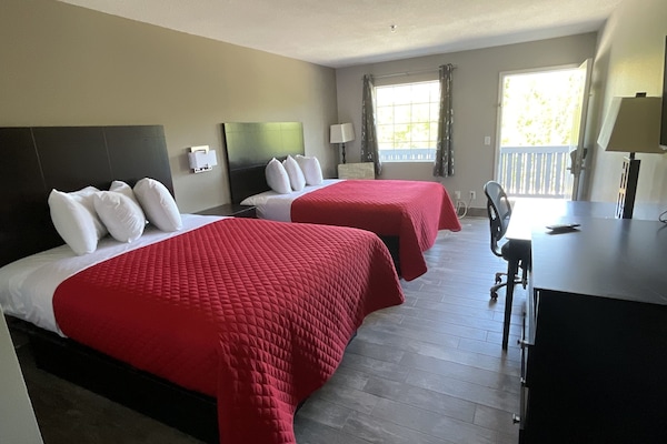 Classic Room, 2 Queen Beds | Premium bedding, pillow-top beds, desk, free WiFi