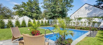 長枝 Sleek Long Branch Vacation Rental w/ Pool + Patio 度假租賃