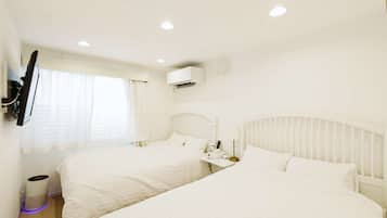 3 slaapkamers, een bureau, wifi, beddengoed
