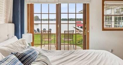 Lakefront Home - Pontoon & Private Beach - Minutes to Breweries, Shopping & More