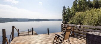 Charmant Chalet au Lac Taureau Idéal Pour Motoneiges ou Bateau. Quai Privé