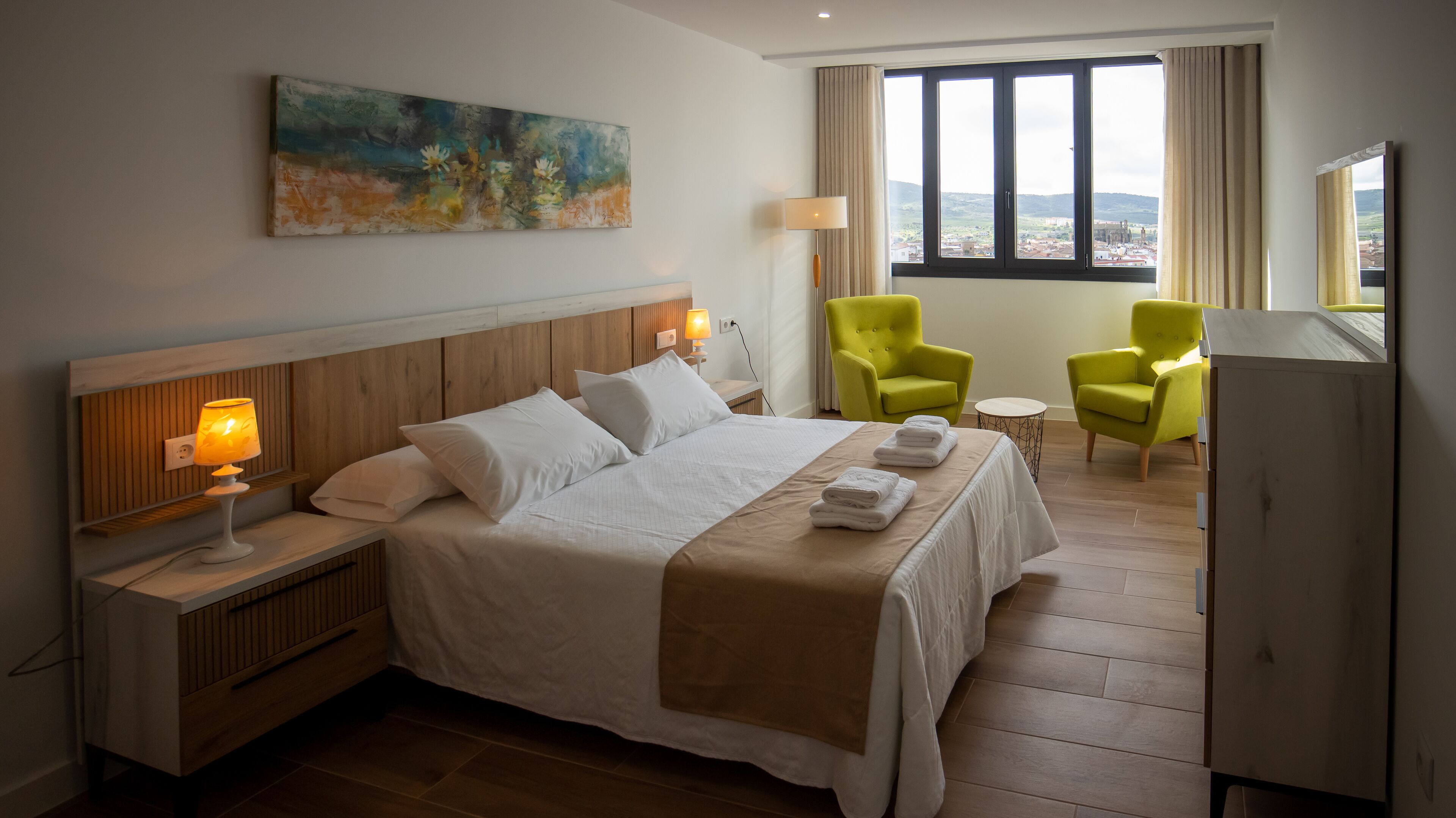 Comfort appartement | Lakens van Egyptisch katoen, luxe beddengoed, donsdekens