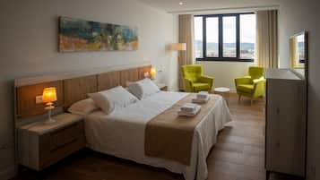 Comfort appartement | Lakens van Egyptisch katoen, luxe beddengoed, donsdekens