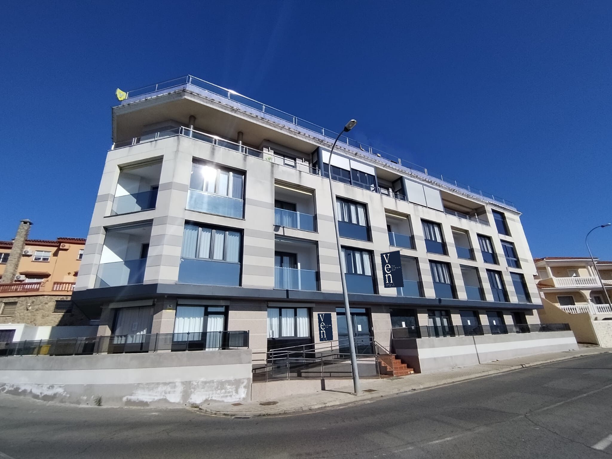 Voorkant van accommodatie