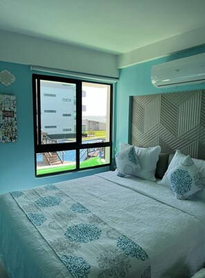 1 室のベッドルーム、アイロン / アイロン台、WiFi、ベッドシーツ