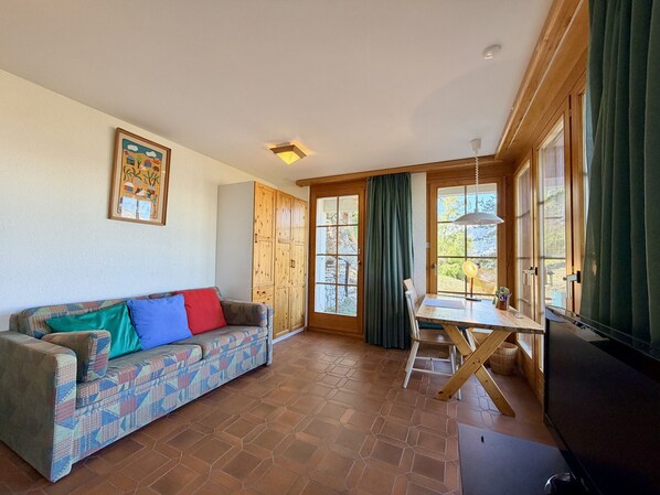 TV, fireplace, DVD player