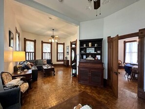 Fireplace, stereo