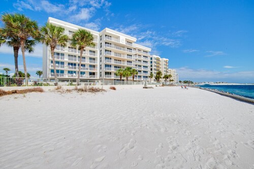 Unit 504 Beachfront and Harbor View -Newly renovated with available Boat Slip