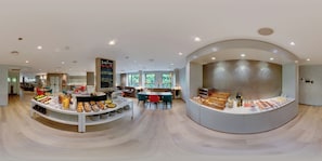 Daily buffet breakfast (EUR 17 per person)