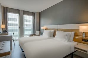 Minibar, in-room safe, desk, laptop workspace