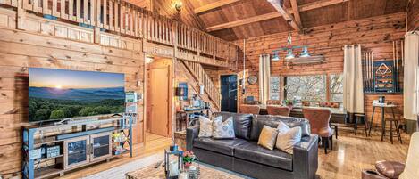 Smart-TV, Kamin, Videospiele