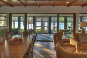 Dining - Lakeside Cottage-Heavenly Porch -Amazing Sunsets-2 Fireplaces-Includes Pontoon! (Crosslake)