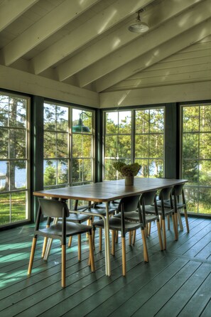 Dining - Lakeside Cottage-Heavenly Porch -Amazing Sunsets-2 Fireplaces-Includes Pontoon! (Crosslake)
