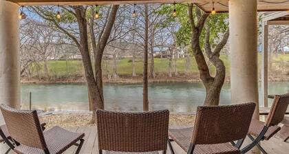 Guadalupe Riverfront | Deck, Kayak + Fire Pit