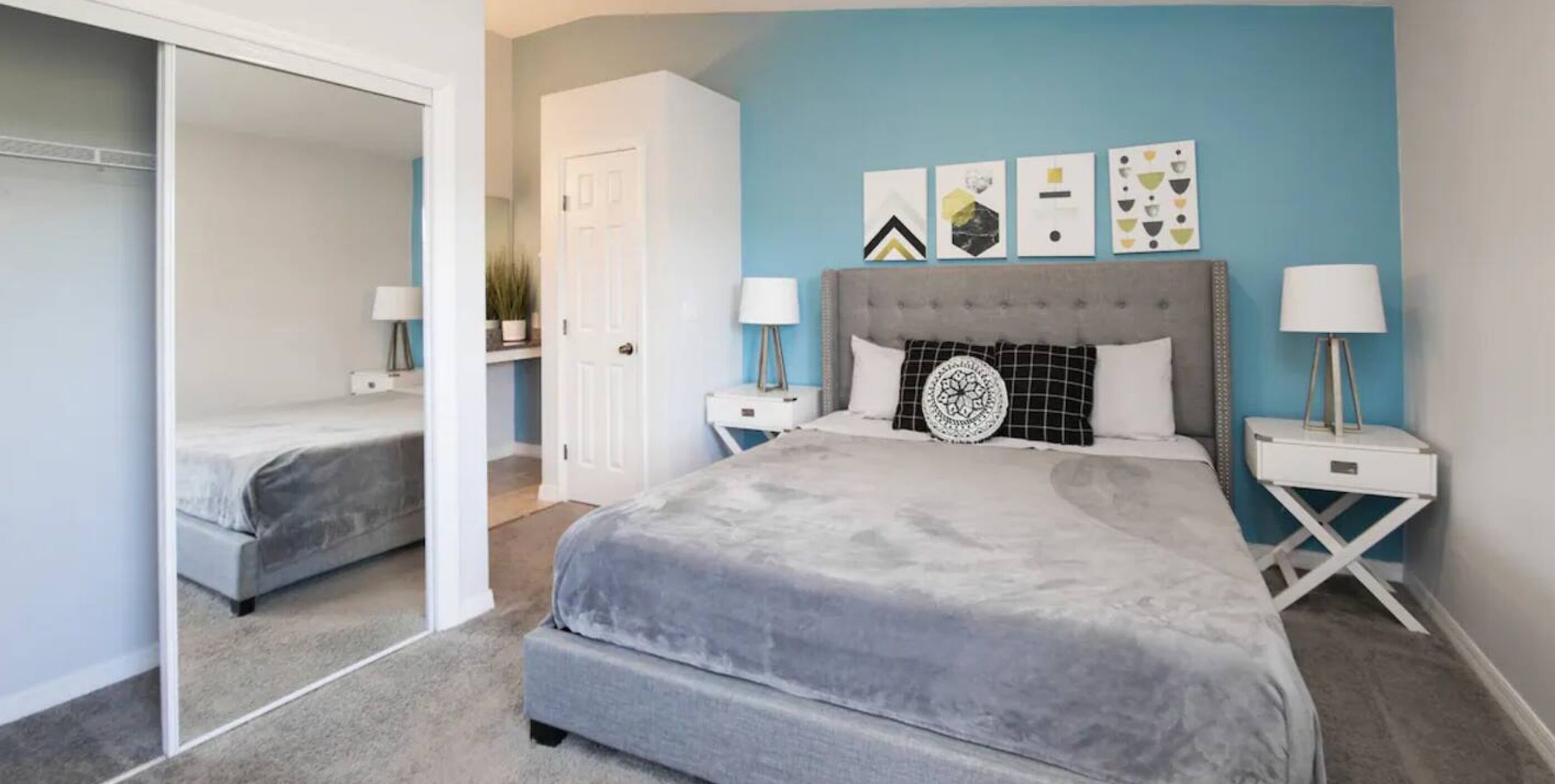 3 habitaciones, tabla de planchar con plancha y wifi gratis 