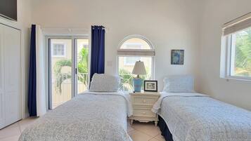 2 bedrooms, in-room safe, iron/ironing board, travel crib