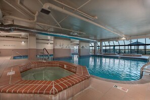 Indoor pool, outdoor pool