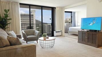 1 makuuhuone, silitysrauta/-lauta, vauvan matkasänky, ilmainen Wi-Fi