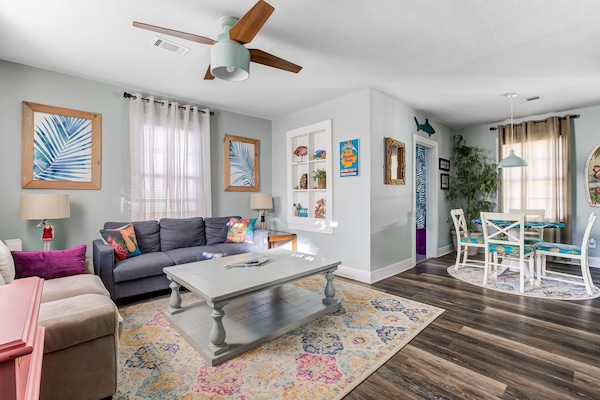 Smart TV, books, music library, offices