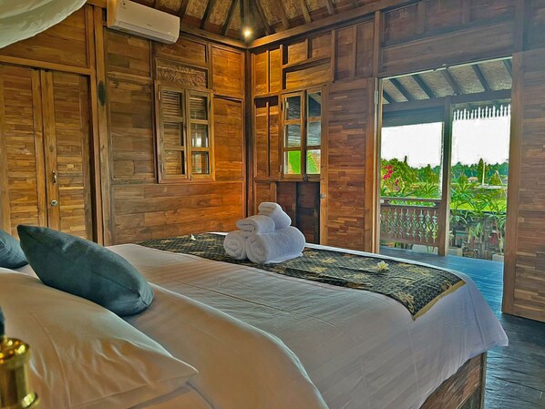 Villa, 1 Schlafzimmer, Gartenblick