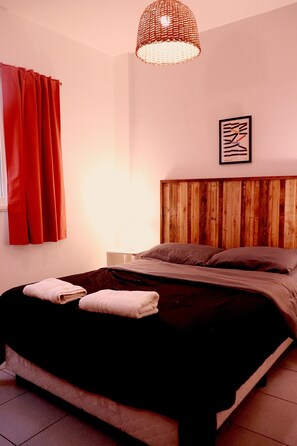 ห้องอีโคโนมีดับเบิล | Wi-Fi ฟรี, ผ้าปูที่นอน