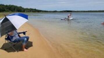 Sun loungers, beach towels