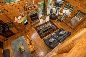 Cabin, 1 King Bed, Hot Tub, Mountain View | Interior - Happily Ever After (Gatlinburg)