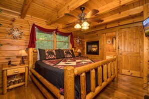 Cabin, 1 King Bed, Hot Tub, Mountain View | 1 bedroom, individually decorated, individually furnished, free WiFi - Happily Ever After (Gatlinburg)