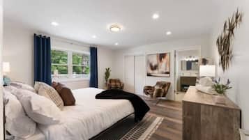 4 Schlafzimmer, Schreibtisch, Bügeleisen/Bügelbrett, Reisekinderbett