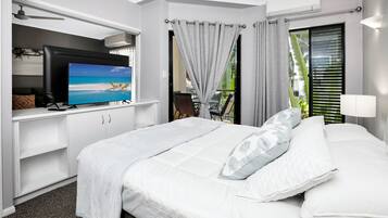 Comfort-Apartment | 1 Schlafzimmer, Bügeleisen/Bügelbrett, kostenloses WLAN, Bettwäsche