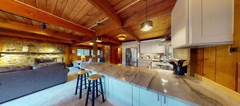 3-Story Chalet on Okemo Mtn, 0.4 mi to Lodge w/ 2 Fireplaces, Game Room, Firepit