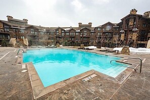 Una piscina riscaldata
