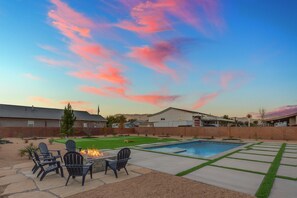 Terrace/patio - Poolside Paradise near Zion with Putting Green & Private Pool (La Verkin)